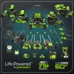 Greenworks 60V 21" Self Propelled Lawn Mower with (1) 8.0 Ah Battery & Rapid Charger 2546402 - Image 16