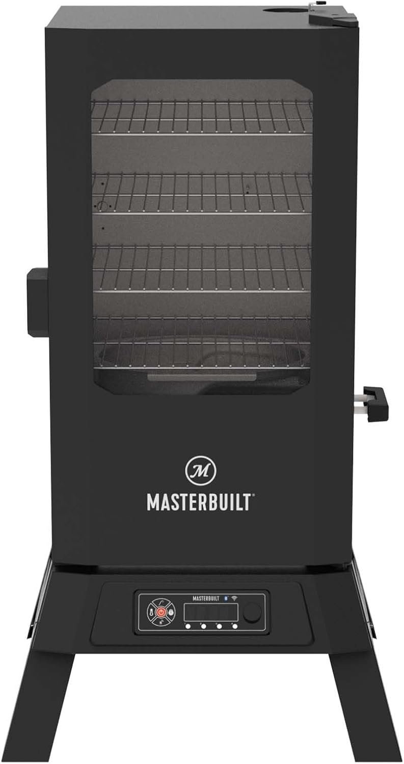 51MFV5nBS0L._AC_SL1500.jpg Masterbuilt 710 WiFi Digital Electric Smoker, 711 Sq. In, Vertical Design - Image 1