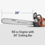 Husqvarna 460 Rancher Gas Chainsaw 24" 60.3cc 3.6HP, Auto Oil Pump - Image 2