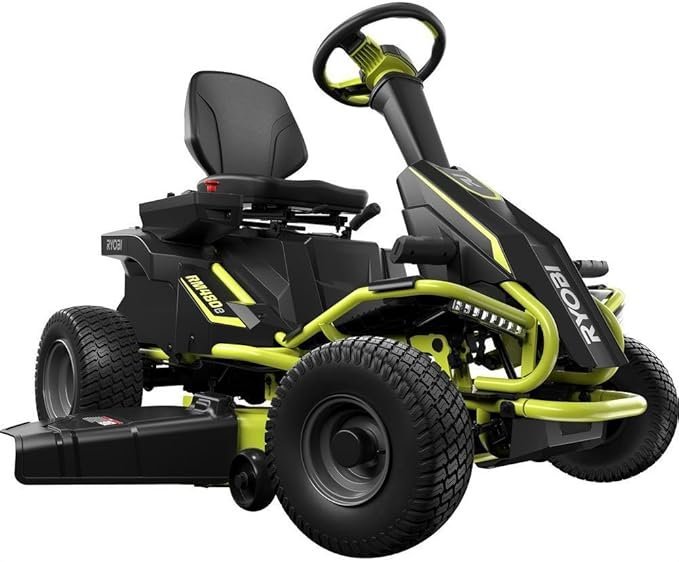 61aDxogB5zL._AC_SX679-1.jpg Ryobi 38 inches 100 Ah Battery Electric Rear Engine Riding Lawn Mower Model#: RY48111 - Image 1
