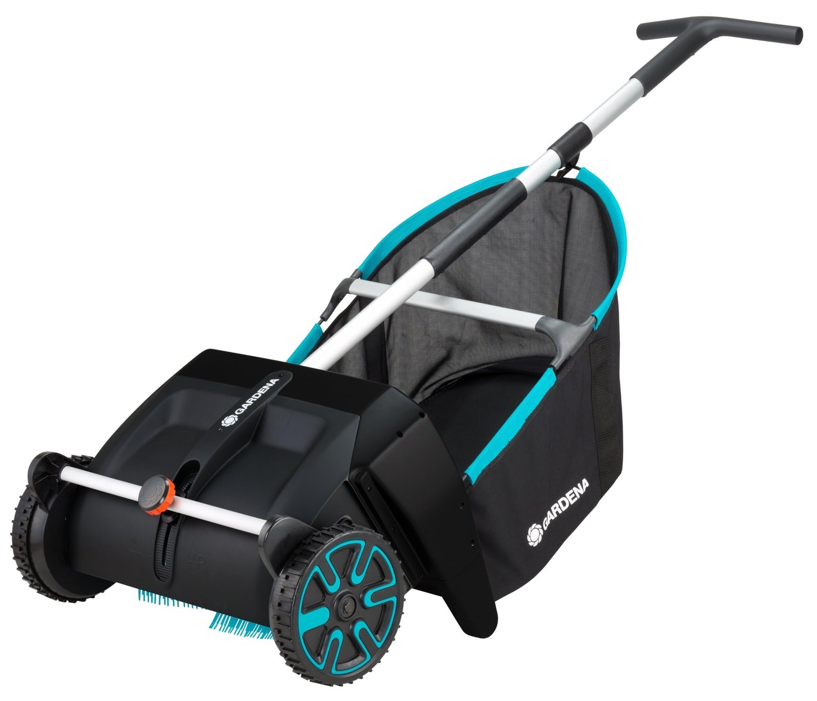719-b_HeexL.jpg GARDENA Lawn and Leaf Collector with 3.2 cu. ft. Hopper (03565) - Image 1