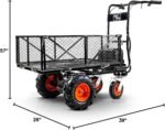 SuperHandy 48V Electric Power Wagon Utility Cart, 660 lb Load, 1000 lb Hauling Capacity - Image 3