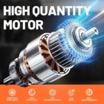 Litheli 13" 20V Cordless Lawn Mower with 4.0Ah Battery - Image 3