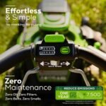 Greenworks 60V 21″ Brushless Self-Propelled Battery Powered Lawn Mower + (2) 4.0Ah Batteries & Dual Port Charger - Image 9