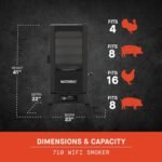 Masterbuilt 710 WiFi Digital Electric Smoker, 711 Sq. In, Vertical Design - Image 13