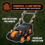WEN DT1516 16 in. 15A Electric Dethatcher and Scarifier with Collection Bag - Image 7