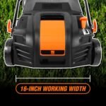 WEN DT1516 16 in. 15A Electric Dethatcher and Scarifier with Collection Bag - Image 5