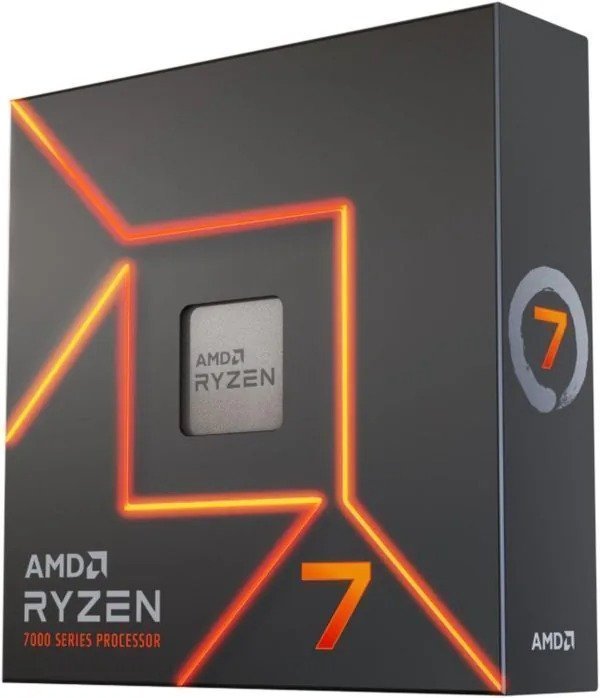 88-1-1.jpg AMD – Ryzen 7 7700X 8-core – 16-Thread 4.5GHz (5.4 GHz Max Boost) Socket AM5 Desktop Processor – Silver - Image 1