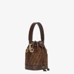 Fendi Leather Mini-bag With Ff Print - Image 2