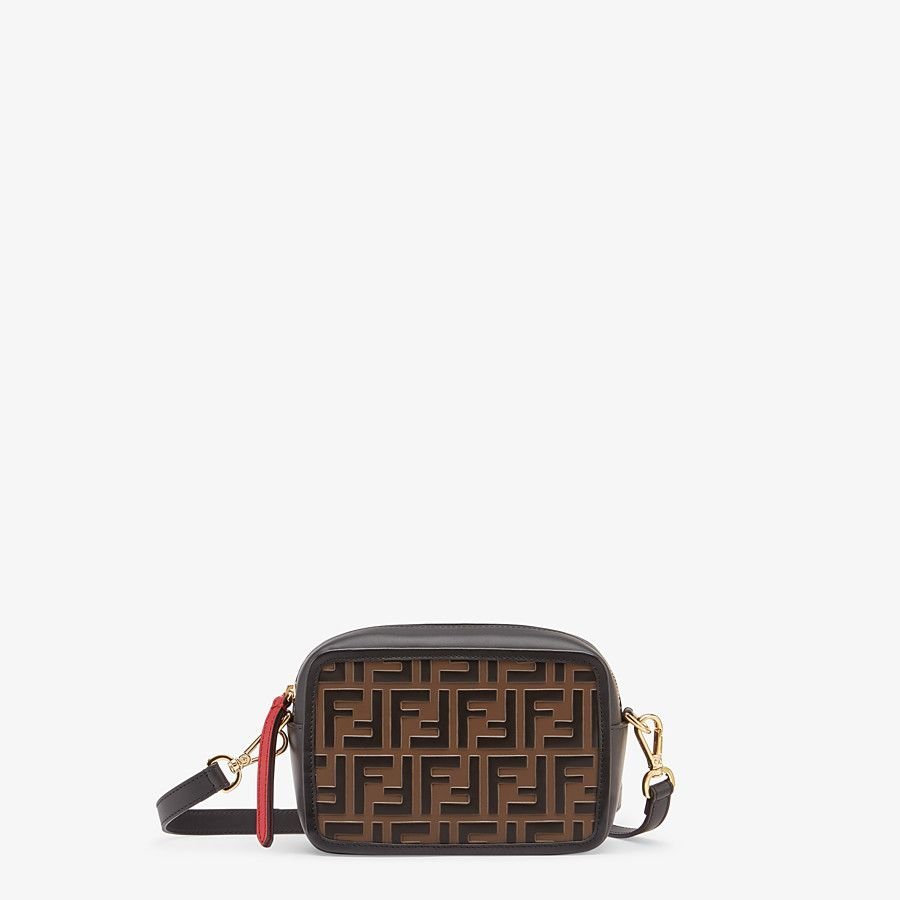 8BS019A5PJF13VJ_01_large-grey_9d38d571-2f1e-48e2-aae0-9116a1c7971f.jpg Fendi Red Leather Bag - Image 1