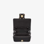 Fendi Karligraphy Black Leather Bag - Image 4
