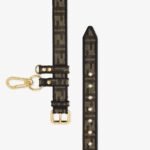 Fendi Brown Fabric Belt - Image 2