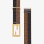 Fendi Brown Ribbon Belt - Image 2