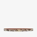 Fendi Brown Elaphe Belt