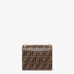 Fendi Brown Leather Mini-bag - Image 3