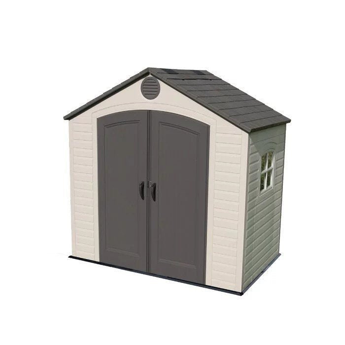 8 ft. W x 5 ft. D Plastic Storage Shed - Image 1
