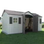 Lifetime Storage Shed: lifetime Garden Building Shed – 15′ X 8′ – Gray - Image 5