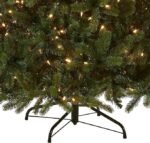 National Tree Company Pre-Lit 'Feel Real' Artificial Full Downswept Christmas Tree, Green, Douglas Fir, Dual Color LED Lights, Includes PowerConnect and Stand, 7.5 Feet - Image 3