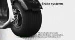 eDrift UH-ES295 1500W Electric Fat Tire Scooter - Image 8