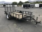 5.5 X 10 Carry-On Utility Pipe Top w/ Mesh Tongue Box Trailer - Image 5