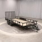 6×16 Heavy-Duty Tandem Axle Utility Trailer – 2025 Steel Frame with Wood Deck