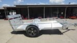 5' x 10' Aluminum Utility Trailer with Gate and Mag Wheels – 3500 lb Axle - Image 6