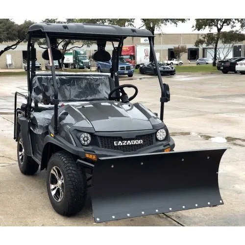 GVX-W-PLOW_a.webp 200cc UTV With Snow Plow ATV Gas Golf Cart Utility Vehicle Snow Master GVX - Image 1
