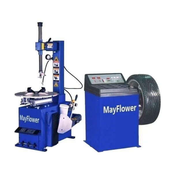 May-Flower-1.5-HP-Tire-Changer-Wheel-Changers-Machine-Balancer-Rim-Clamp-Combo-560-680-1.jpg 1.5 HP Tire Changer Machine Balancer Rim Clamp Combo 560 680 (New) - Image 1
