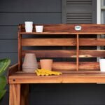 Potting Table/Bench/Serving Bar – Acacia Wood - Image 4