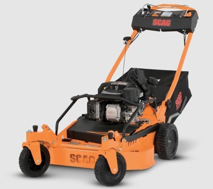 Scag_SFC30_Swivel_walk_mower_sfc30-7cv-s-1-700x623-1_4021c840-9a26-45a6-b884-e21f0312a1e6.jpg Scag SFC 30″ 224CC Kohler Walk-Behind Lawn Mower with Swivel Casters - Image 1