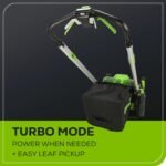 Greenworks 60V 25" Cordless Brushless Self-Propelled Mower + Two (2) 4.0Ah Batteries & Dual Port Charger - Image 9