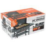 Blackstone Original Outdoor Griddle, 4-Burner 36" Propane Flat Top Grill with Hood, Black - Image 3