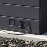 Suncast Modernist® 8 ft. x 7 ft. Dual Barn Door Storage Shed - Image 11