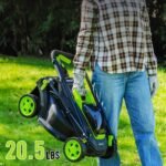 Steelite 13" 21V Cordless Brushless Lawn Mower with 4.0Ah Battery & Charger - Image 7