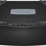 LG – SideKick 1.0 Cu. Ft. High-Efficiency Smart Top Load Pedestal Washer with 3-Motion Technology – Black steel