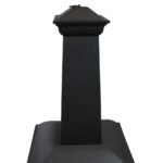 Sunnydaze 57" 360-Degree View Steel Wood-Burning Chiminea with Grate, Poker, and Cover - Image 7