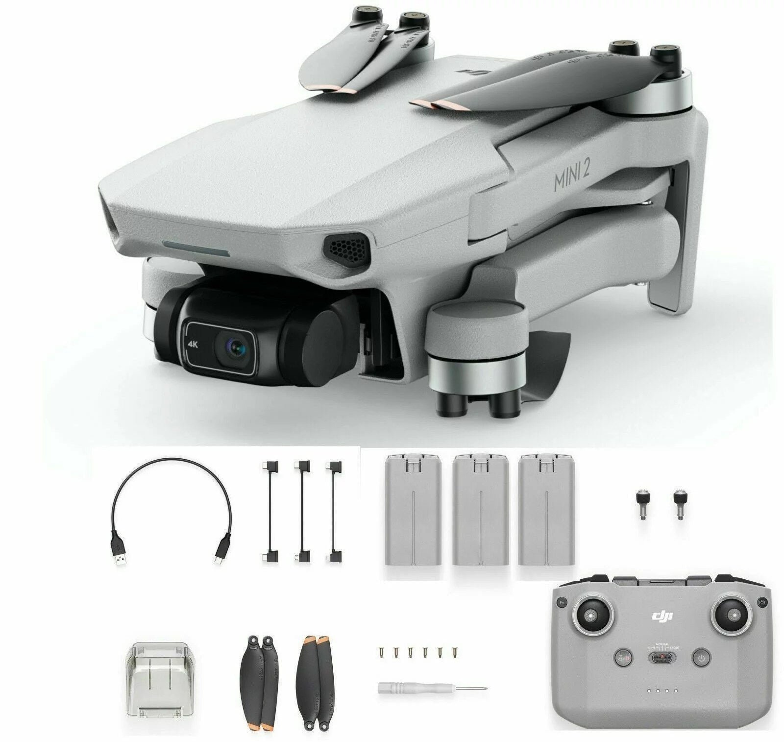dji-mini-2-drone-quadcopter-ready-to-fly-3-battery-bundle-1-1.jpg DJI Mini 2 Drone Quadcopter Ready To Fly 3 battery Bundle - Image 1