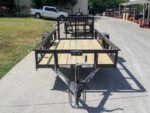 5x12 Powder Coated Dovetail Utility Trailer 3500lb Axle