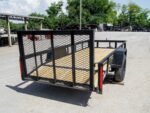 5x12 Powder Coated Dovetail Utility Trailer 3500lb Axle - Image 5