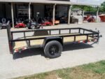 5x12 Powder Coated Dovetail Utility Trailer 3500lb Axle - Image 6