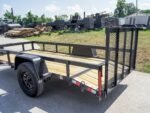 5x12 Powder Coated Dovetail Utility Trailer 3500lb Axle - Image 10