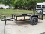 5x8 Powder Coated Dovetail Utility Trailer Single 3,500lb Axle - Image 2