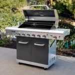 Nexgrill Deluxe 6-Burner Propane Gas Grill with Ceramic Searing Side Burner, Rotisserie Kit, 60,000 BTUs Output, and Stainless Steel Control Panel, BBQ Grill Perfect for Outdoor Gatherings 720-0896B - Image 8