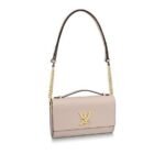 Louis Vuitton LOCKME CLUTCH Greige