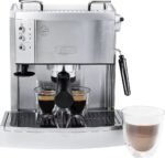 De’Longhi – Espresso Machine with 15 bars of pressure, Milk Frother and removable water tank – Stainless Steel - Image 4