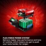 Flex-Force 60V Cordless 2-Tool Combo Kit 22 in. Recycler Walk Behind Lawn Mower & Leaf Blower w/Charger & Batteries - Image 3