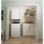 GE – 2.8 Cu. Ft. Top Load Washer – White/black - Image 2