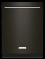 KitchenAid – Top Control Built-In Dishwasher with Stainless Steel Tub, FreeFlex Third Rack, 44dBA – Black stainless steel