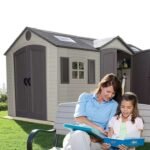 Lifetime 15′ x 8′ Dual-Entry Outdoor Storage Shed - Image 6