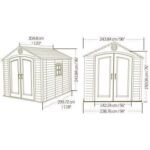 Lifetime 8 ft. x 10 ft. Outdoor Storage Shed – 60056 - Image 2
